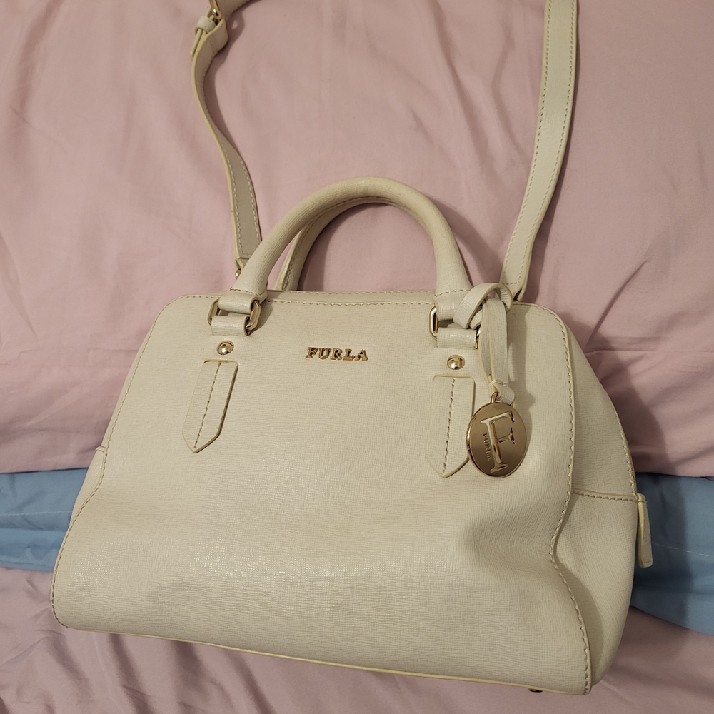Furla Creme Crossbody Bag - Picture 16 of 16